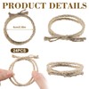 Wowangce 24 Pcs Western Themed Party Decorations Twisted Hemp Rope