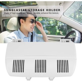 Soporte para Gafas de Sol, 1Z0868565E, Caja de Almacenamiento para Gafas de Sol de Coche, Estuche para Gafas Apto para Fabia Roomster (Gris)