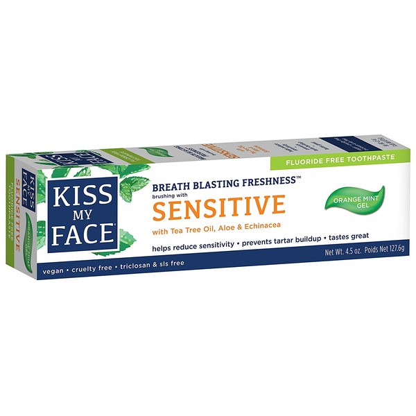 Kiss My Face Fluoride Free Sensitive Toothpaste 4.5 Ounce