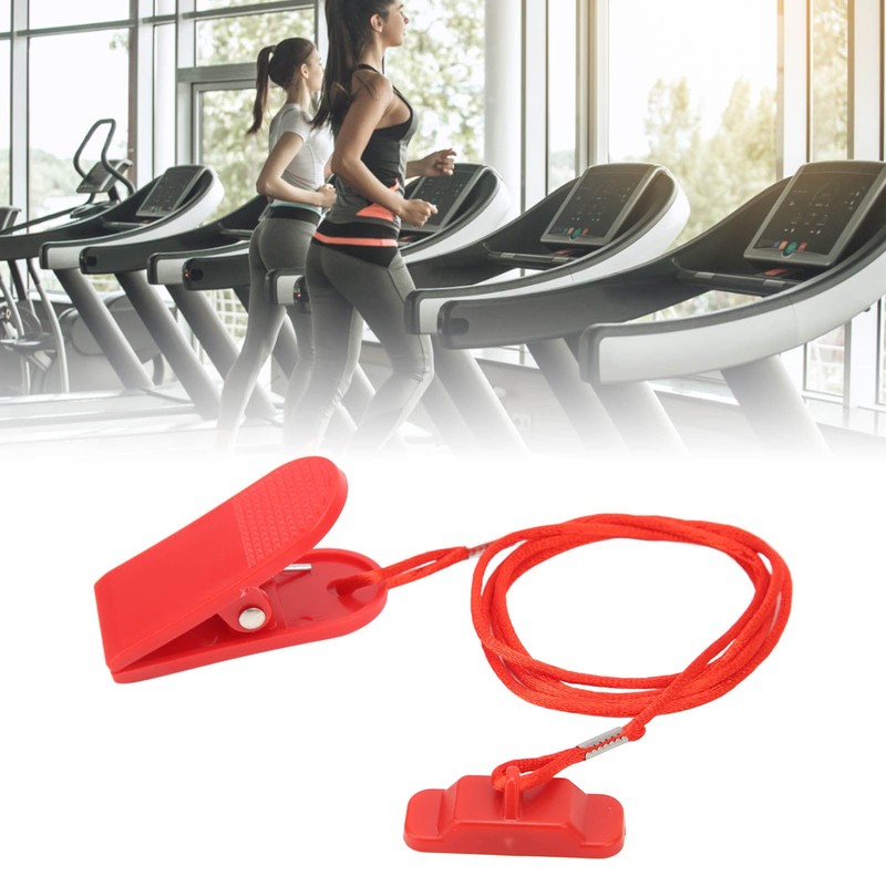 2PCS Treadmill Key, Magnetic Safety Lock, on, Compact and Lightweight,