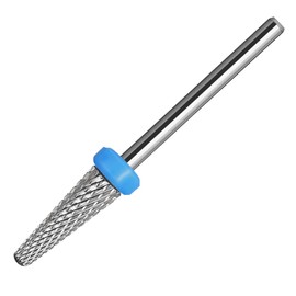 ERUIKA Tungsten Carbide Nail Drill Bits,3/32'' Efile Electric Cuticle Bits, Two Way Manicure Polishing Art Remove Acrylic Cuticle Safety Bits Pedicure Tools(Ball Top Cone Shape, M)