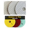 Solidure Diamond Polishing Disc,3Step Dry Diamond Polishing Pads 100mm for