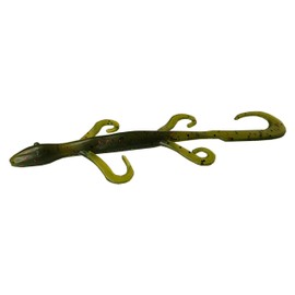 Tackle HD 12-Pack Lizard Fishing Lure, 6-Inch Soft Plastic Fishing Lures for Bass Fishing, Bass Lures with Massive Curly Tail, Freshwater Lizard Fishing Bait, Watermelon Red