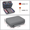 GWCASE Dart Case for 16 Steel and Soft Tip Darts,