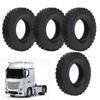 4Pcs 20mm Width Shoe Sole Pattern Tyre for Tamiya Tractor