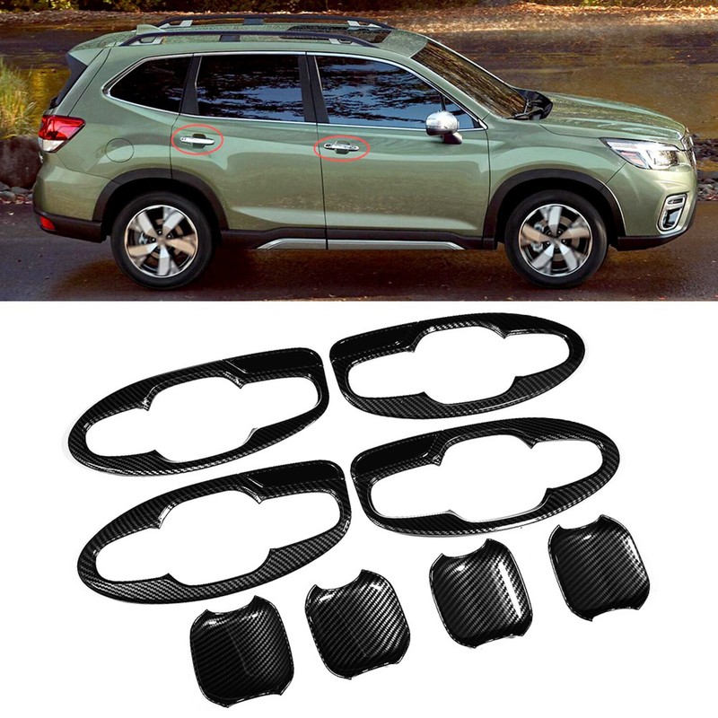 8pcs Car Door Handle Bowl Insert Plate Trim Fit for