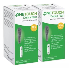 OneTouch One Touch Lancetas Delica Paquete De 50 Lancetas.
