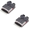 YUNIQUE DEUTSCHLAND 2 Stuck Buzzer 1S - 8S Lipo Alarm
