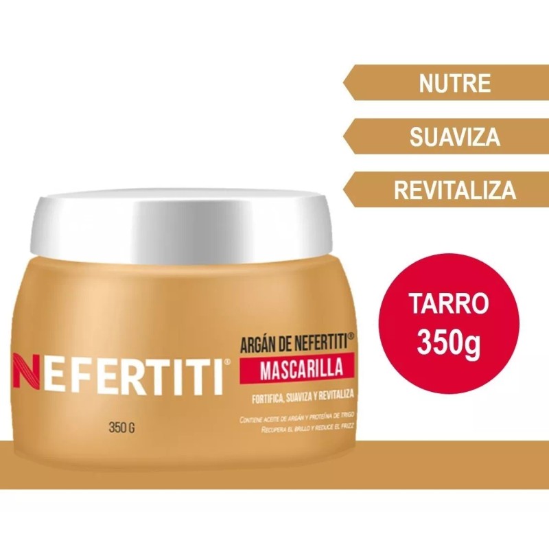 Nefertiti Mascarilla De Argán Para Cabello Maltratado Y Seco Nefertiti