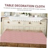 Ciieeo Elegant Sequin Tablecloth 250x30cm Polyester PVC Home Table Cover