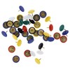 Westcott Pack of 200 drawing pins with plastic cover, head