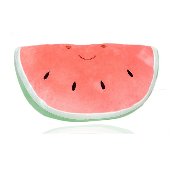 zxmbeddings 11.8" Watermelon Pillow Plush,Pink Stuffed Fruit Throw Hug Toy