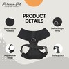 Parisian Pet Dog Harness - Adjustable Black Dog Vest Harness