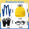 Raqieman Adult Headwear, yellow, One size fits all