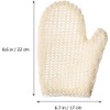 Guantes exfoliantes de baño de sisal natural – 2 piezas