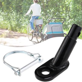 Bike Trailer Coupler Bicycle Trailer Hitch Mount Adapter Bike Rear Carrier Mount Bike Accessory for Child Pet Cargo Bike Trailers