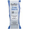 ForPro Professional Collection Half Moon Foam Boards, Zebra, 100/180 Grit,