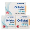 3 Cajas De Orlistat 120 Mg Con 42 Cápsulas C/u