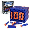 EKIND 100 Pcs Blue Nerf Compatible Darts Premium Quality Soft