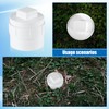 lasuroa 2pcs 4" PVC Sewer Cleanout Adapter with Plug, Threaded