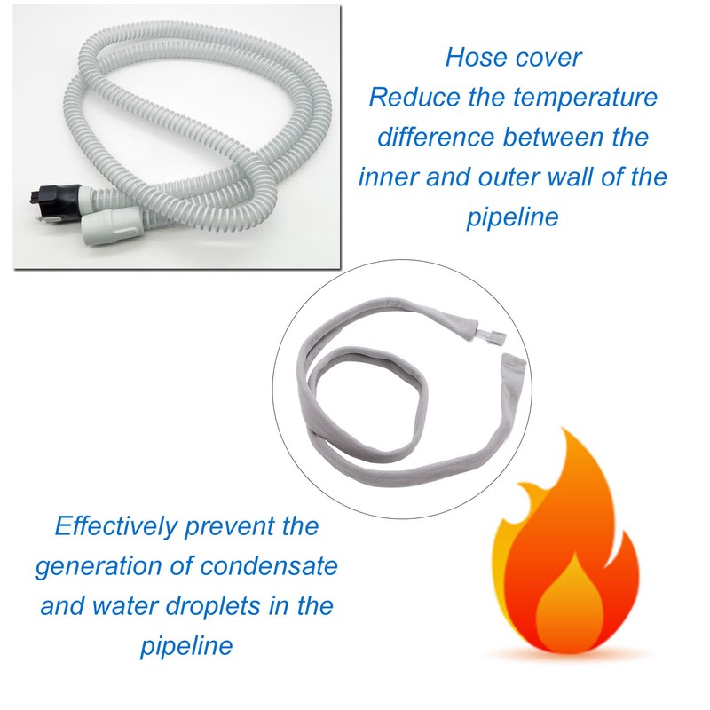 Prevent Condensation Breathing Machine Hose Protective Cover Ventilator Tube Sleeve