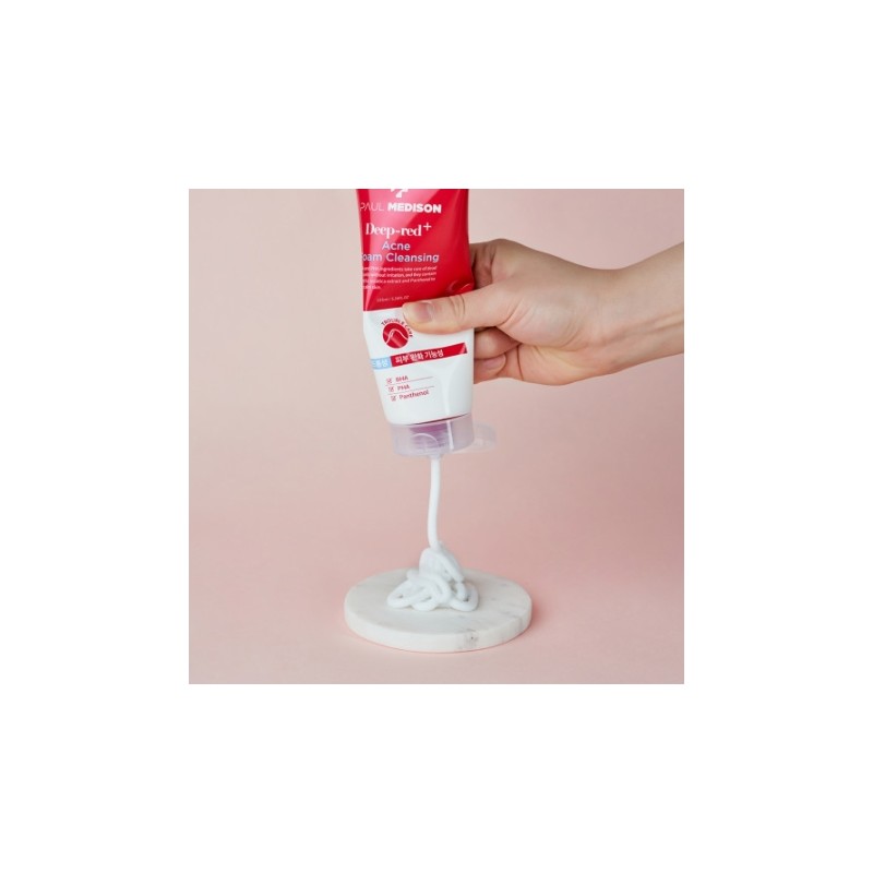 Paul Madison Deep Red Acne Foam Cleansing 155ml, 2 pcs