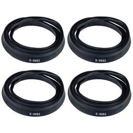 4 Pack S-9882 Pressure Canner Gasket Replacement, Pressure Cooker Sealing Ring Fit for 12 16 22QT Model M-0512 M-0522 M-0312 M-0416 M-0526 M-0622 Canner Sealing