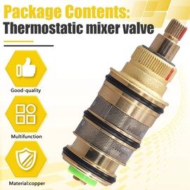 Fahgaer Bathroom Hardware Thermostatic Mixer Taps Bath Bathroom Shower Valve Thermostatic Mixer Valve Thermostatic Mixer Valve A