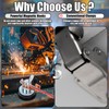 1pcs Welding Magnetic Grounding Clamp, Adjustable Magnet Welding Support Clamp