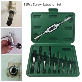11Pcs Screw Extractor Set Broken Screw Remover Drill Guide Bits Tools