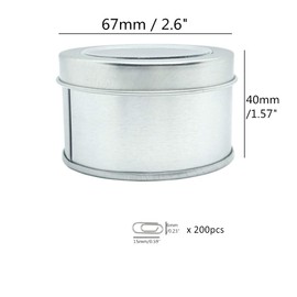 200 Thin Mini Paper Clip Silver Super Cute Tiny Paperclips 3/5 Inch Stainless Steel in Silver Tinplate Paper Clips Holder for Office School Home Desk Organizers (Silver Mini Paper Clips)