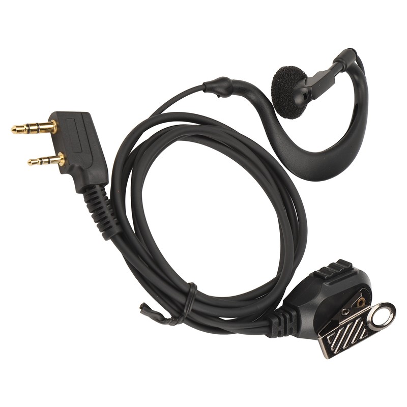 Two Way Radio Earpiece Universal K Head 2 Pin Electroplating