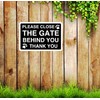 Safety First Display LTD Please close the gate dog sign
