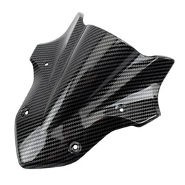 Motorcycle Windshield Windscreen,Front Wind Shield Screen Deflector Parts For Kawasaki Z900 2017 2018 2019 Imitation Carbon Fibre