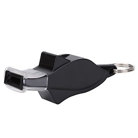 Vbest life Outdoor Referee Whistle Dolphin Whistle Basketball Football Game Whistle High Frequency Children's Whistle Wild Lifeguard Whistle (Classic Black)