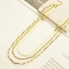Layered Gold Necklaces for Women – 3 Layer Stackable Necklace