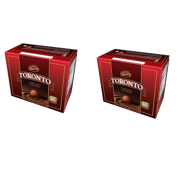 Savoy Toronto Nestle Avellana Cubierta con Chocolate 324gr 36 Pieces 2 Pack