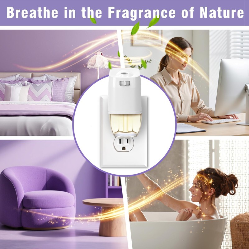 Plug In Refills Air Freshener -12 Pack for Home Bathroom