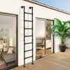 7FT Ladder for Loft, Wall-to-Floor Egress Ladder with 7 Rungs,