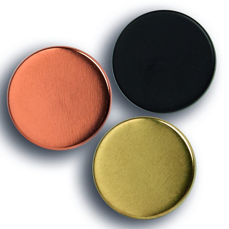 Zeller 11234 Magnet Set of 4 Extra Strong Gold Approx.