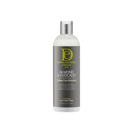 Design Essentials Natural Almond & Avocado Moisturizing & Detangling Sulfate-Free Shampoo, 12 Ounce
