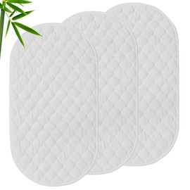 3 Pack Cotton Changing Mat Breathable Waterproof Washable Reusable Cotton Urinal Pad Changing Table Cover for Home Travel 26 x 14 Inch
