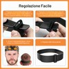 4 Pezzi Sfumatura Capelli Uomo Set 3 Pettine di Posizionamento