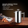 Secura French Press Coffee Maker, 304 Grade Stainless Steel Insulated