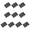 sourcing map Black Plastic Hinges, Acrylic Hinges Small Hinge 35