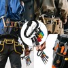 6 Pcs Drill Bit Holder Keychain Set 1/4" Hex Quick
