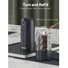 TOMEEM Electric Salt and Pepper Grinder Set with LED Lights