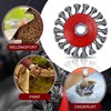 Tandefio 24 Pcs Wire Wheel Brush Wire Wheels with 5/8"-11