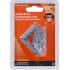 Hardware Essentials 851116 Zinc Corner Braces (5/8” x 1-1/2”)