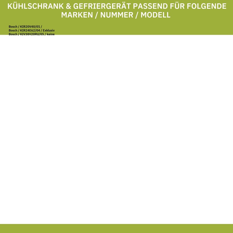 Holder frame compatible with Bosch 11025159 for storage compartment fridge